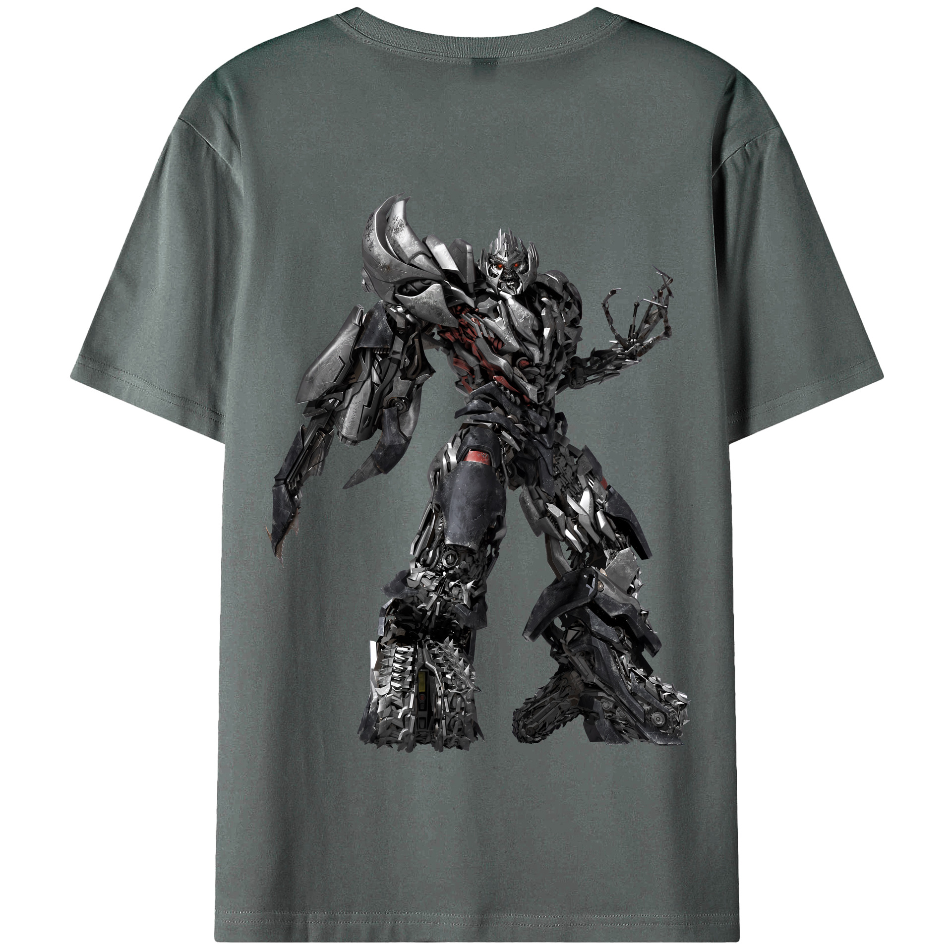 （画像用） Transformers トランスフォーマー 綿100％半袖Tシャツ（背面プリント）